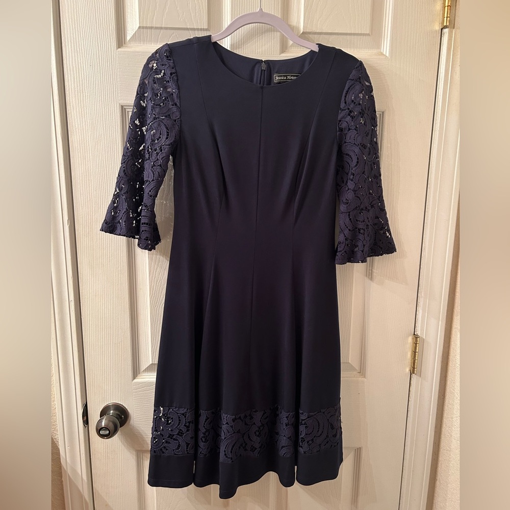 Jessica Howard navy blue dress size 6